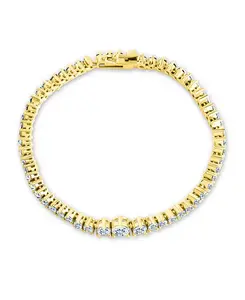 Теннисный браслет Татум с кубическим цирконием Sterling Forever, gold