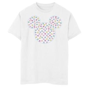 Футболка с изображением «Микки Маус и друзья» Disney для мальчиков 8–20 лет, наполненная ушками, в форме конфетных сердечек Disney