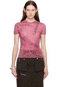 Футболка с принтом Blumarine, мультиколор