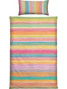 Постельное белье из сирсакера в разноцветных тонах Erwin Müller, 155 x 200 + 80 x 80 см