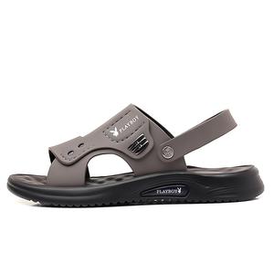 Playboy Пляжные сандалии мужские серо-черные