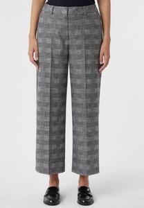 Брюки comma MIT KAROMUSTER, Schwarz/Grey