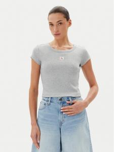 Облегающая футболка LV047C200G Calvin Klein Jeans, серый