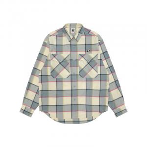 Рубашка A Bathing APE с нашивкой в клетку Aape, белый