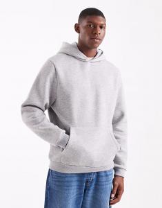 Толстовка Essentials в сером меланжевом цвете Asos Design