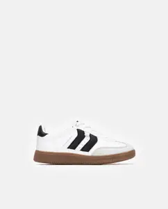 Детские кожаные кеды на шнуровке Xti, белый