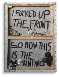 Картина на холсте ArtMind Backstage, многоцветный