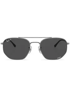 Солнцезащитные очки в квадратной оправе Ray-Ban, серый