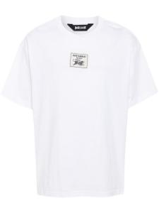 Футболка с нашивкой-логотипом Just Cavalli, белый
