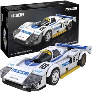 Строительные блоки CaDA спортивный автомобиль белый Mazda 787B 242 элемента