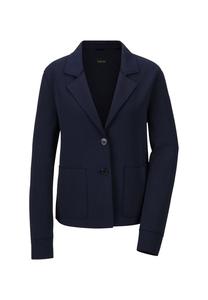 Модная короткая куртка с вешалкой-цепочкой Madeleine, синий