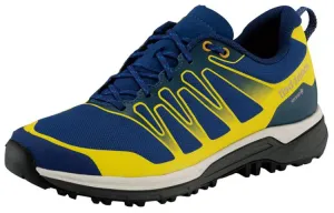 MONTBELL Износостойкие легкие кроссовки Low Top Outdoor для мужчин, синие и желтые