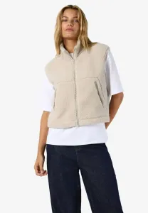 Короткий жилет masey с передним расположением шнурка Noisy May, Silver Lining