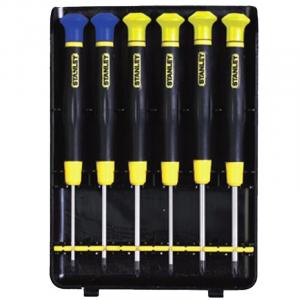 Набор прецизионных отверток Stanley Набор отверток для часов, крестообразная микроотвертка, набор из 6 предметов 66-395-23