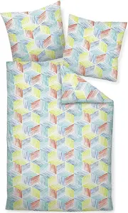 Комплект постельного белья Janine Design Mako-Soft-Seersucker TANGO 20110, цвет многоцветный-09, размер 155x220+80x80 см Original Janine