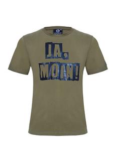 Футболка SCHIETWETTER Ja Moin, 100% Baumwolle, цвет olive-black