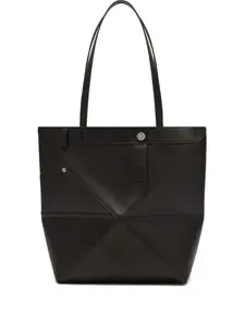 Сумка-тоут со вставками LOEWE, черный