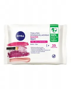 Салфетки для снятия макияжа для сухой и чувствительной кожи, 25 шт Nivea