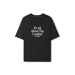 Skechers Футболки унисекс, угольно-черные/0018, с круглым вырезом