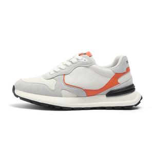 NAVIGARE Низкие повседневные кроссовки мужские бело-оранжевые, цвет White Orange