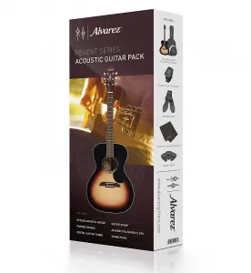 ALVAREZ ALVAREZ RD26SS-AGP Regent Dreadnought Акустическая гитарный набор с чехлом, тюнером, ремнем, трещоткой и салфеткой в коробке POS цвета