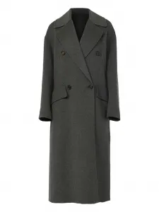 Двубортное пальто с карманами 'S Max Mara, серый