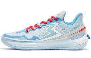 Баскетбольные кроссовки унисекс с низким верхом, синие/красные 361°