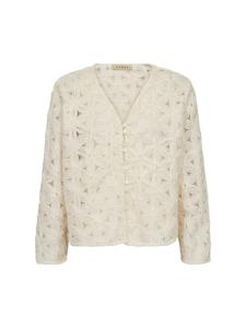 Вязаный кардиган Pieszak Lexie, белый