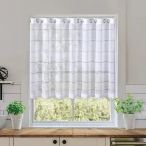Шторка на петлях Naomi 1 шт., полупрозрачная шторка Naomi Gerster, белый
