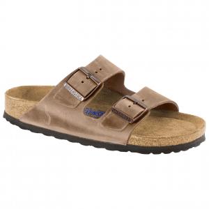 Сандалии Birkenstock Arizona FL WB, цвет Tabacco Brown
