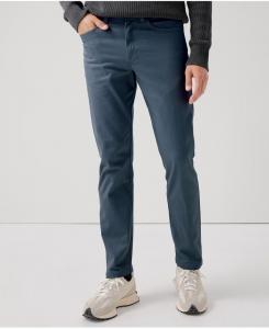 Мужские джинсы из органического хлопкового эластичного твила с пятью карманами, длина внутреннего шва 32 дюйма Pact, Slate blue
