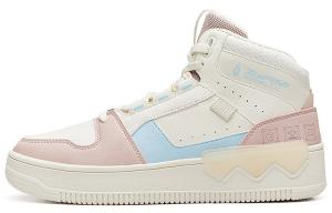 Кеды, скейтборд обувь женская высокая розовый 361°