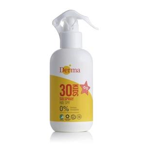 Детский солнцезащитный спрей Spf 30 200мл, Derma