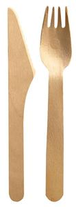 Набор столовых приборов из дерева: нож и вилка, 200 предметов TAMLED