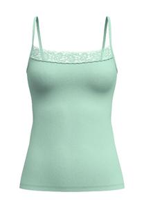 Натуральный комфорт кружевная майка регулируемая по размеру Calida, зеленый