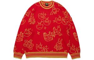 Li Ning ПОДКЛАДКА Свитер унисекс, Красный