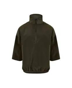 Рубашка с высоким воротником на молнии до середины груди, с логотипом, нанесенным чернилами. Fear Of God, зеленый