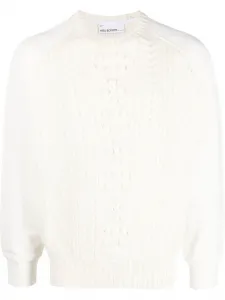 Джемпер с круглым вырезом Neil Barrett, кремовый