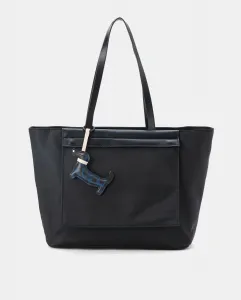 Карманная сумка с принтом на передней стороне, реверсивная Jo & Mr. Joe, черный