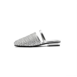 FIVE PLUS Женские противоскользящие закрытые тапочки с устойчивостью к истиранию серебристые, цвет Silver