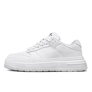 Нескользящие, износостойкие, легкие, дышащие, увеличивающие рост, низкие мужские кроссовки для скейтбординга G.N.SHIJIA, White