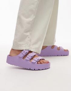 Сандалии Birkenstock Florida III из ЭВА на гибкой платформе фиолетового цвета