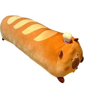 Плюшевая игрушка Capybara Puffy Baguette Cub Dolls, высота 50cm/70cm/90cm AIQINGCAOZHILIAN(WANJU)
