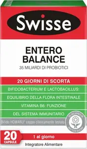 Swisse Entero Balance 20 капсул добавка для баланса кишечной бактериальной флоры
