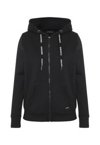 Толстовка с капюшоном и полосой с логотипом CHIEMSEE, цвет Black Beauty