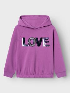 Толстовка обычного кроя Name It, фиолетовый