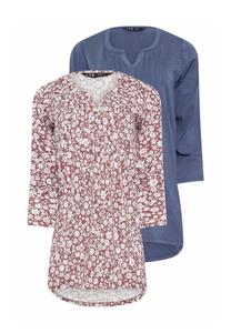 Топ с длинными рукавами 2 PACK HENLEY Long Tall Sally, синий