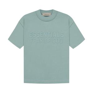 Детская футболка с короткими рукавами Fear of God Essentials, Сикамор