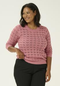 Джемпер HELENA Kaffe Curve, светло-розовый
