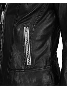 Кожаная куртка Maze Mico, черный/белый